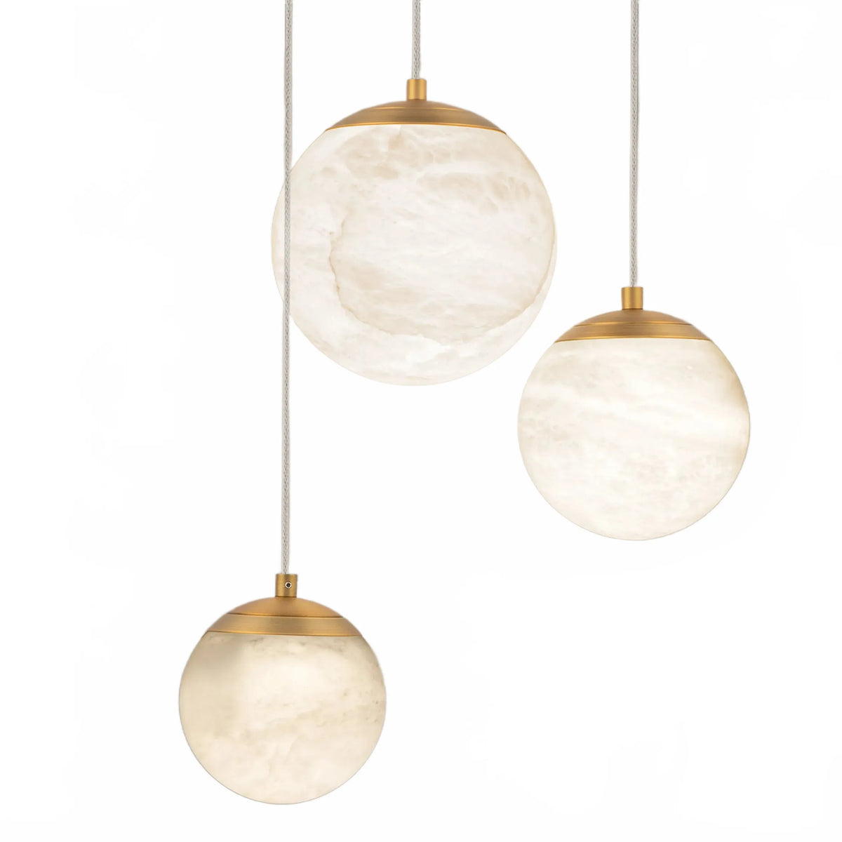 Alien Alabaster Around Chandelier