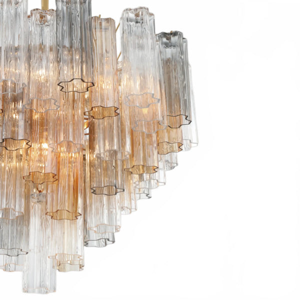 Adois Glass Multi-layer Round Chandelier