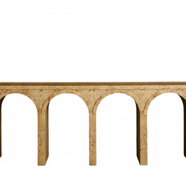 Hottiy Burl Console Table