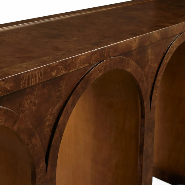 Hottiy Burl Console Table