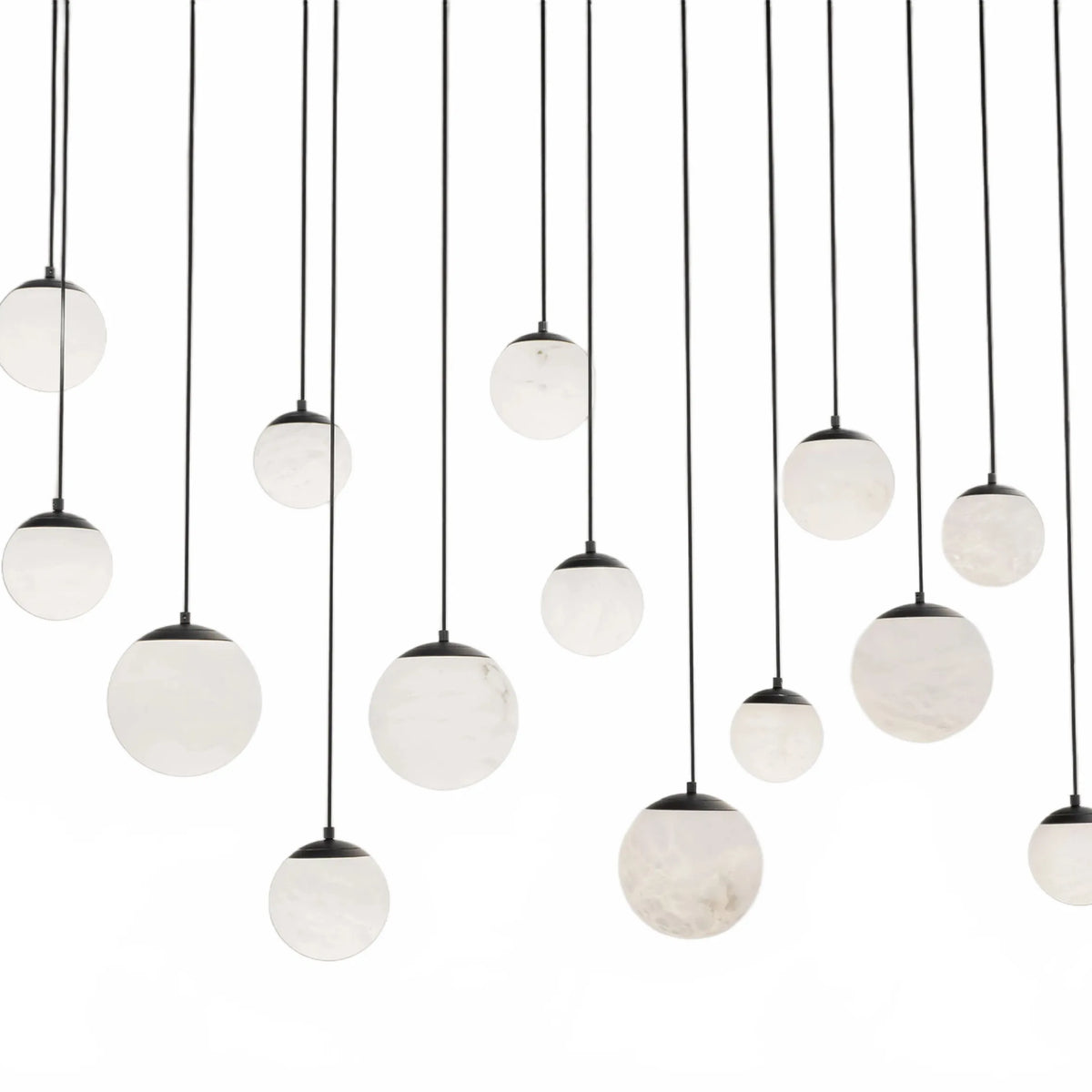 Alien Alabaster Linear Chandelier