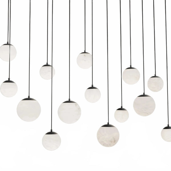 Alien Alabaster Linear Chandelier