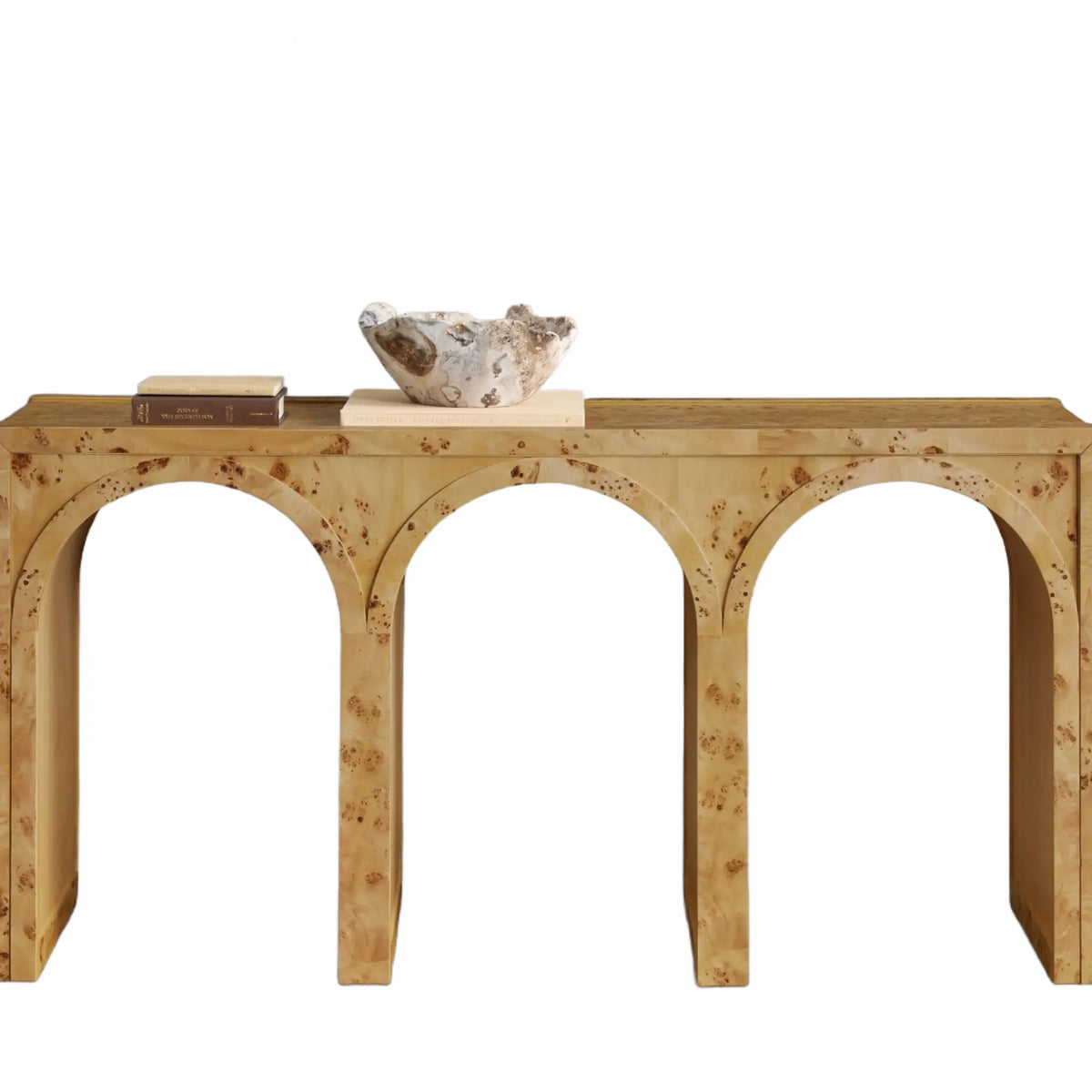 Hottiy Burl Console Table