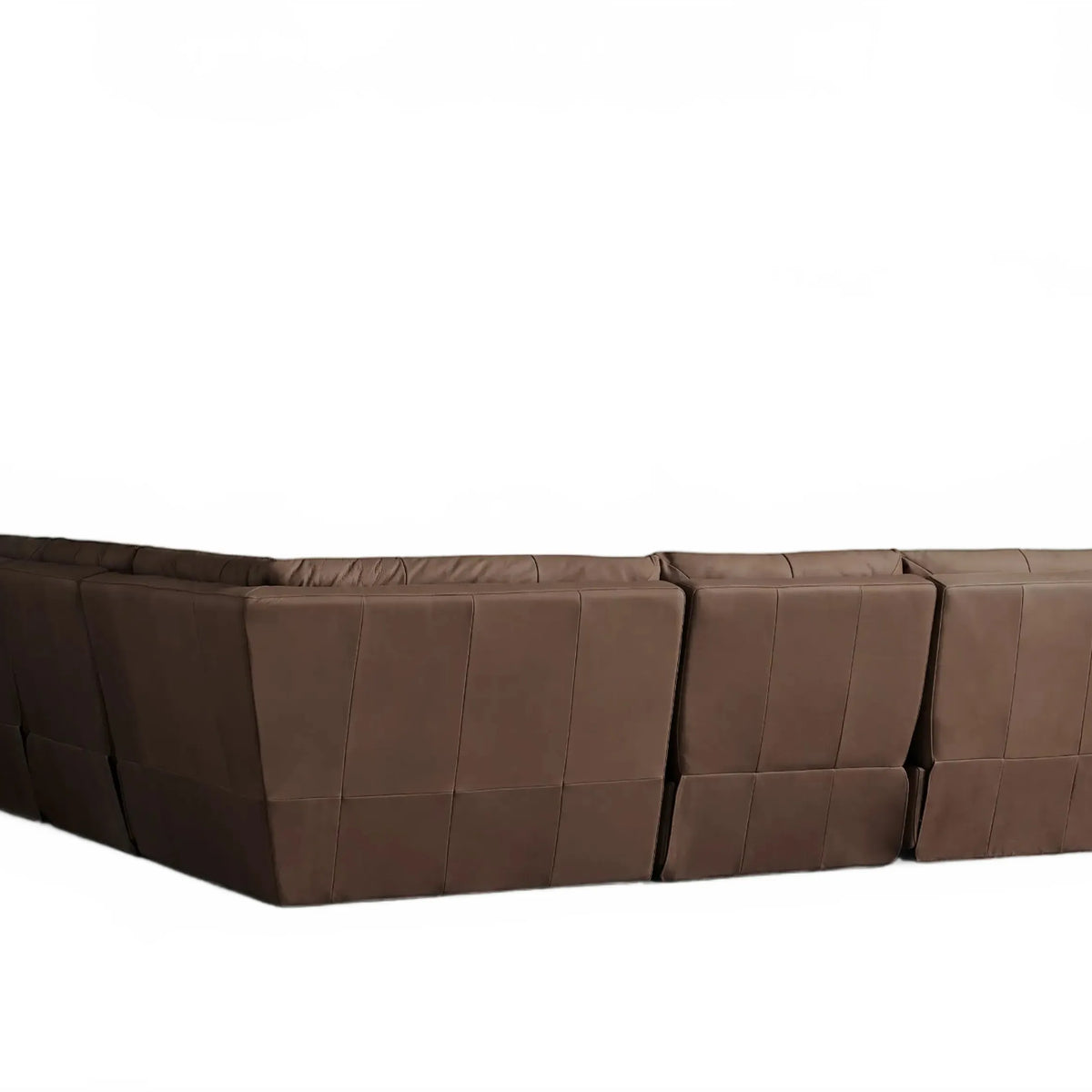 Lannaro Leather Five-Piece Motion Corner Sectional