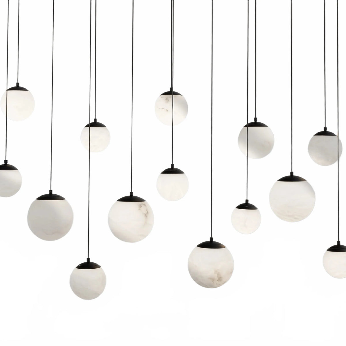 Alien Alabaster Linear Chandelier