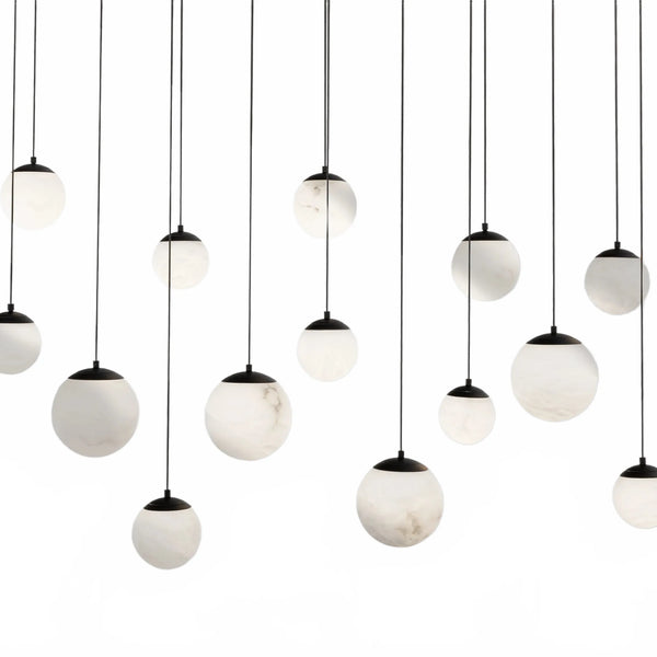 Alien Alabaster Linear Chandelier