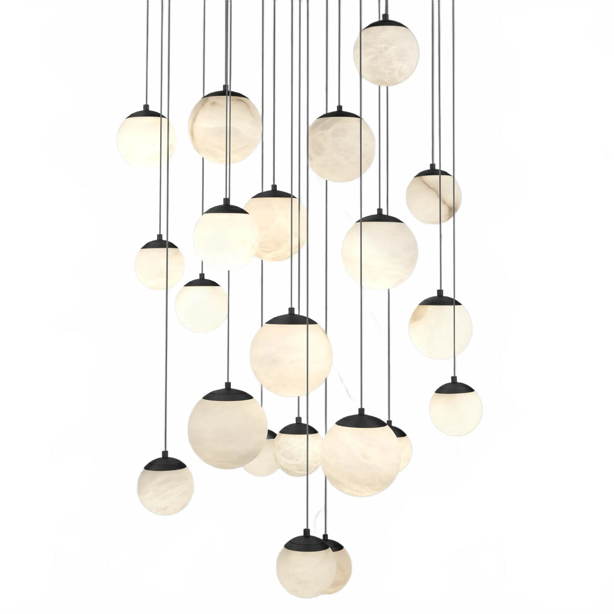 Alien Alabaster Around Chandelier