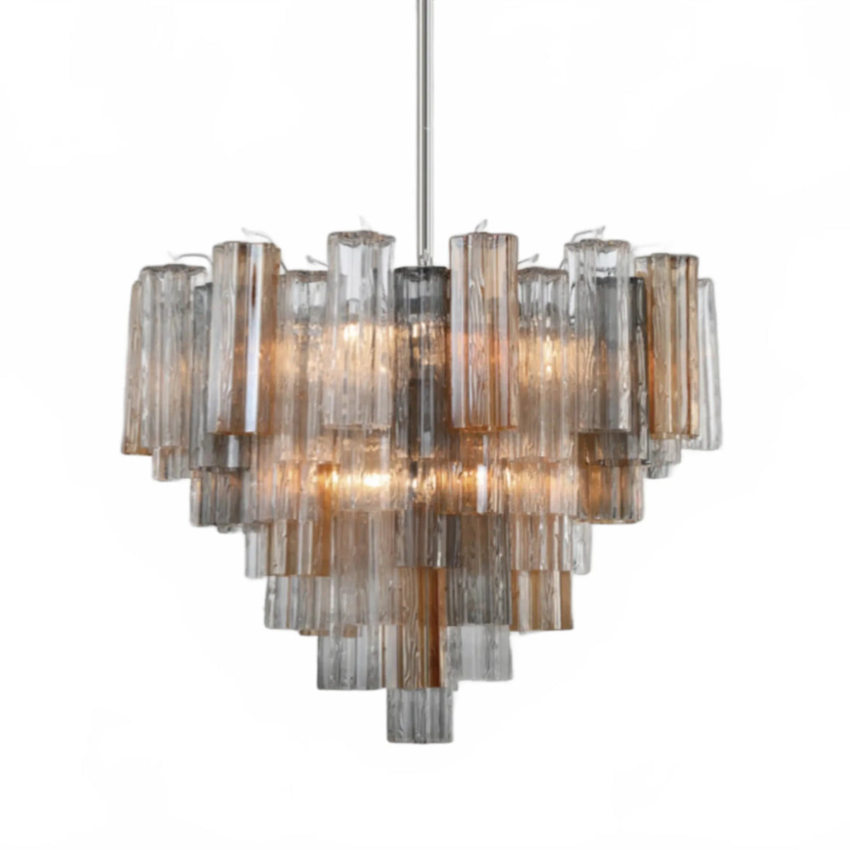 Adois Glass Multi-layer Round Chandelier