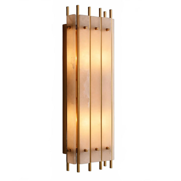 Royce Alabaster Grand Rectangular Sconce
