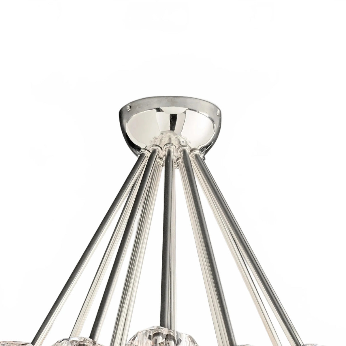 Orbital Cristal Glass Flushmount