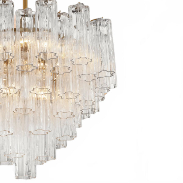 Adois Glass Multi-layer Round Chandelier