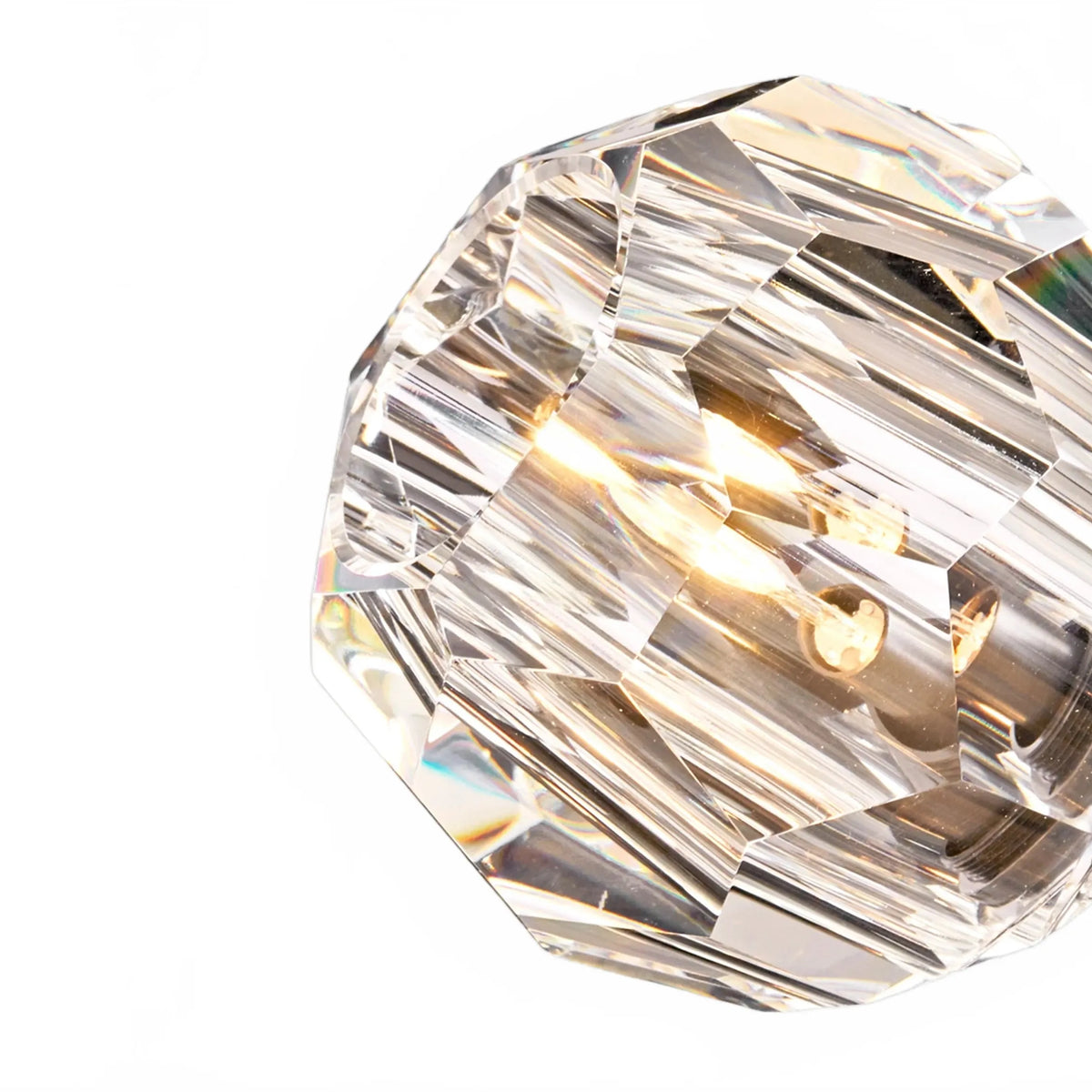 Orbital Cristal Glass Flushmount