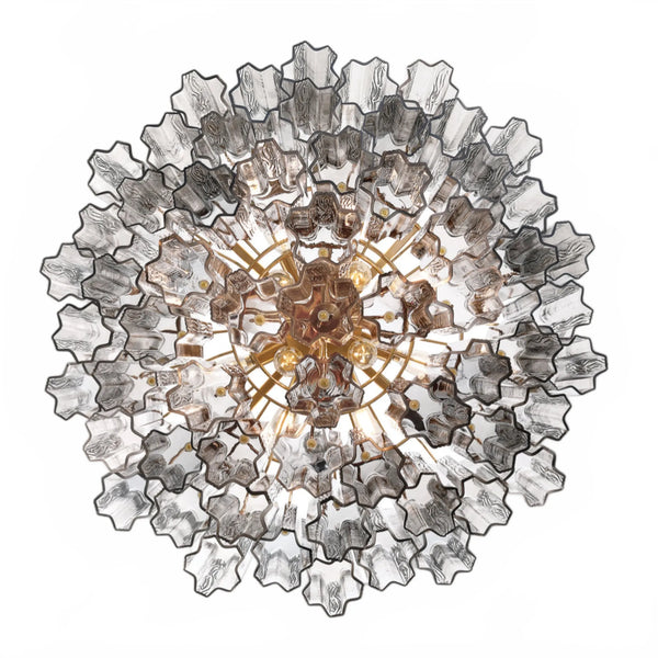 Adois Glass Multi-layer Round Chandelier
