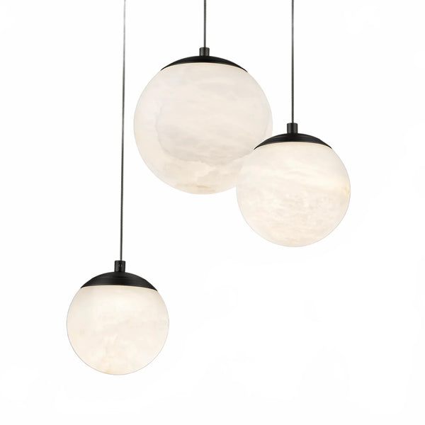 Alien Alabaster Around Chandelier