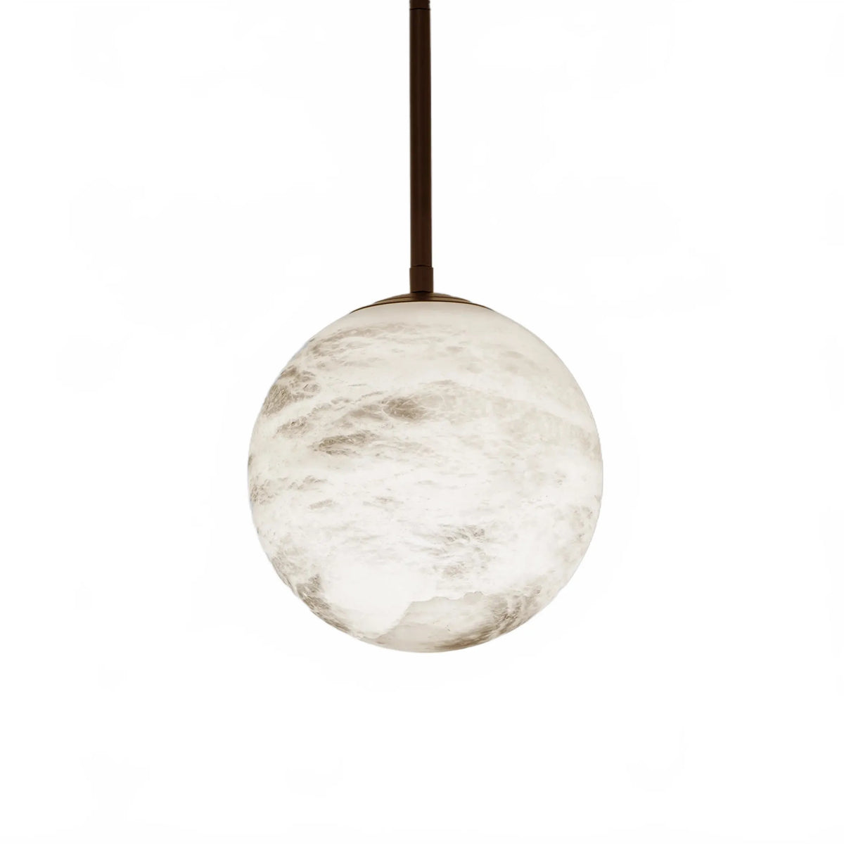 Alien Alabaster Globe Pendant