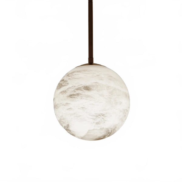 Alien Alabaster Globe Pendant